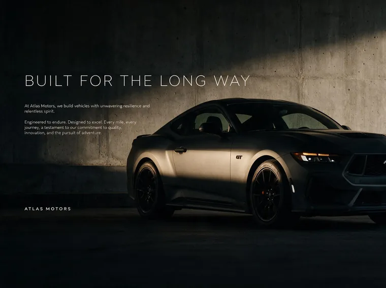 Automotive campaign key visual