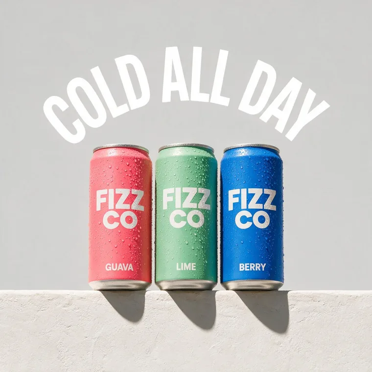 Beverage brand key visual