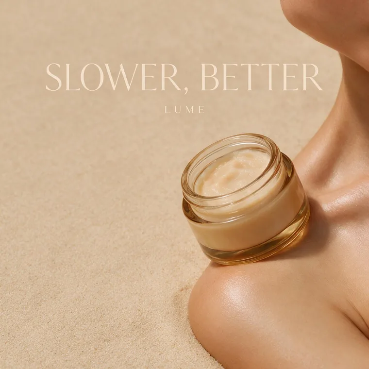 Skincare billboard visual