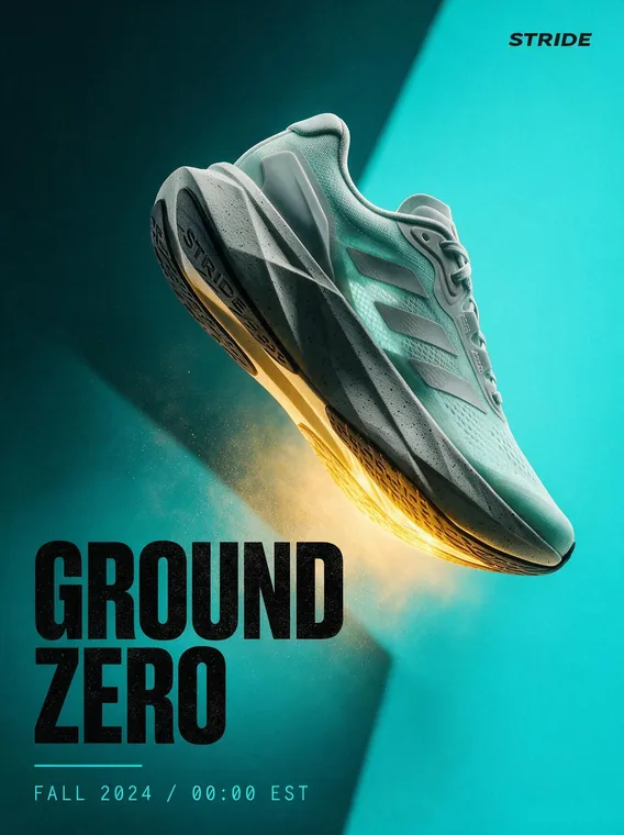 Sneaker launch key visual